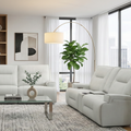 Atlas Fog 2-Piece Power Reclining Sofa Set