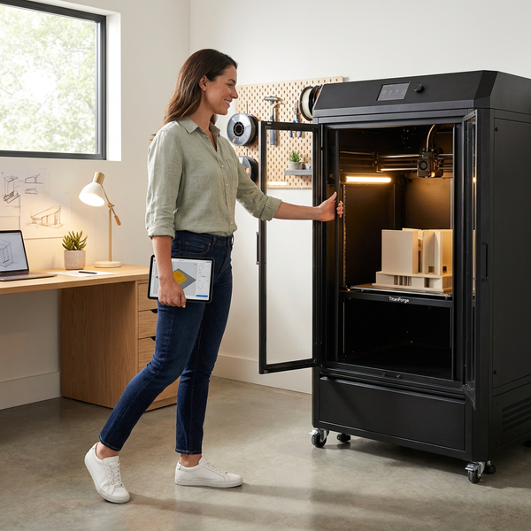 Industrial 3D Printer Built for Large-Format Production, Reinforced Steel Cabinet, Multi-Material Support