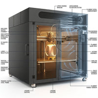 TitanForge XL700 Industrial 3D Printer — How It Works