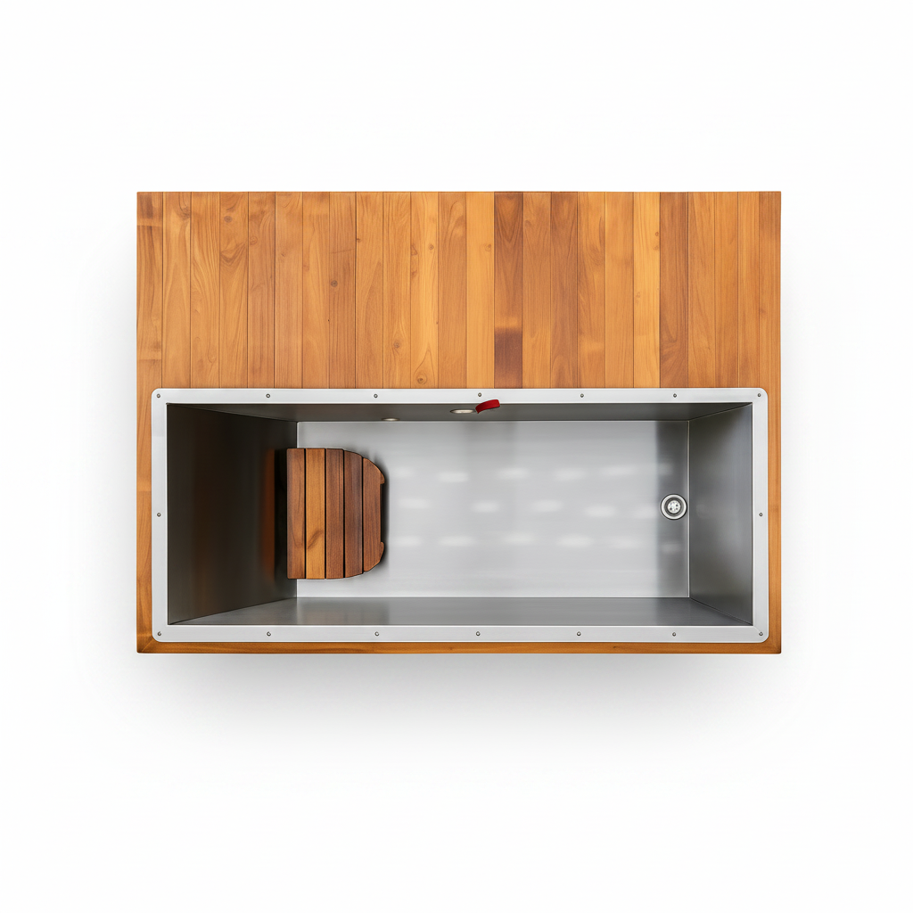 TimberChill Glacier Pro Cedar Cold Plunge
